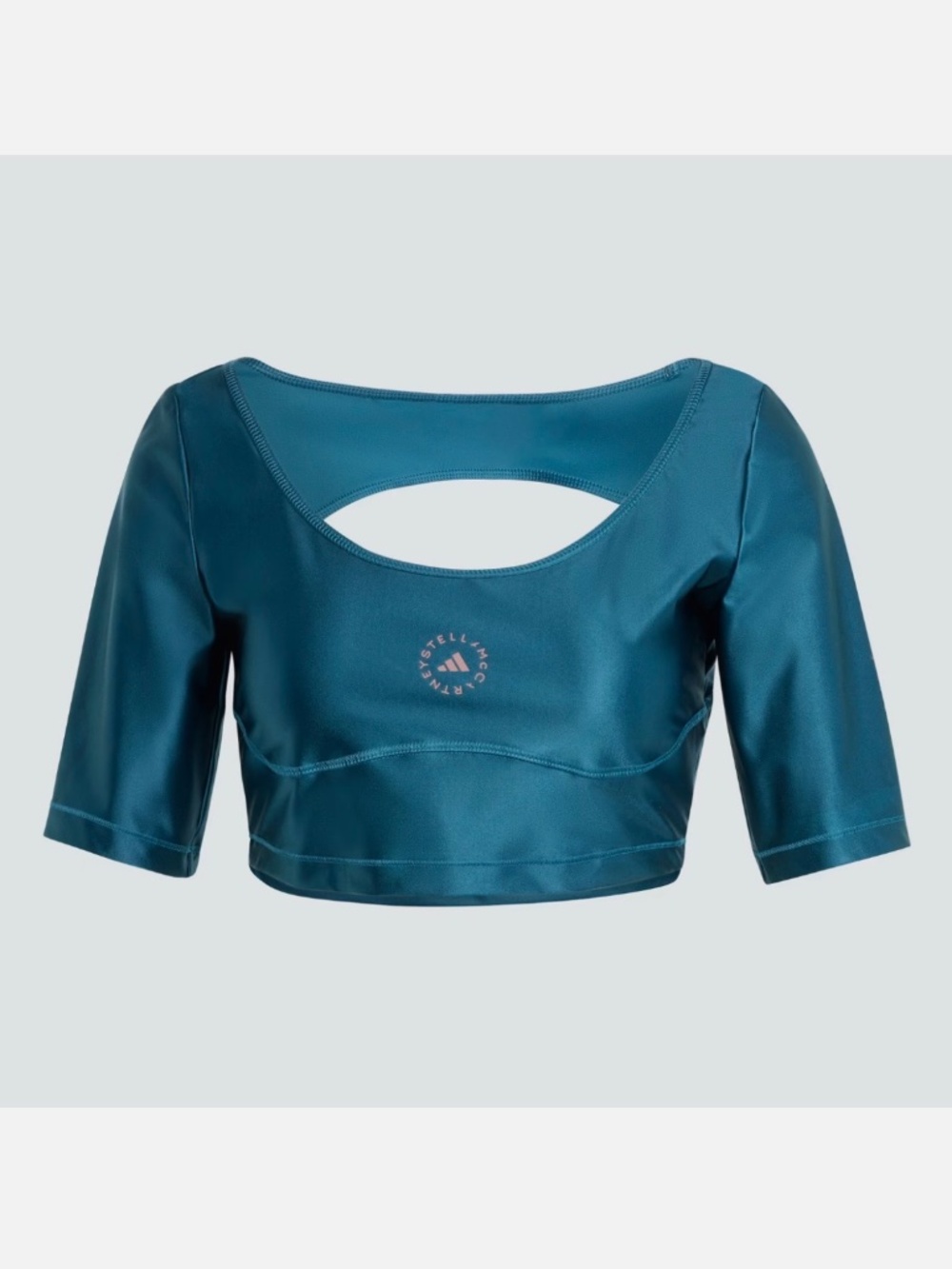 Adidas by Stella McCartney Crop Top, Style# IN3653, Tech Mineral XL